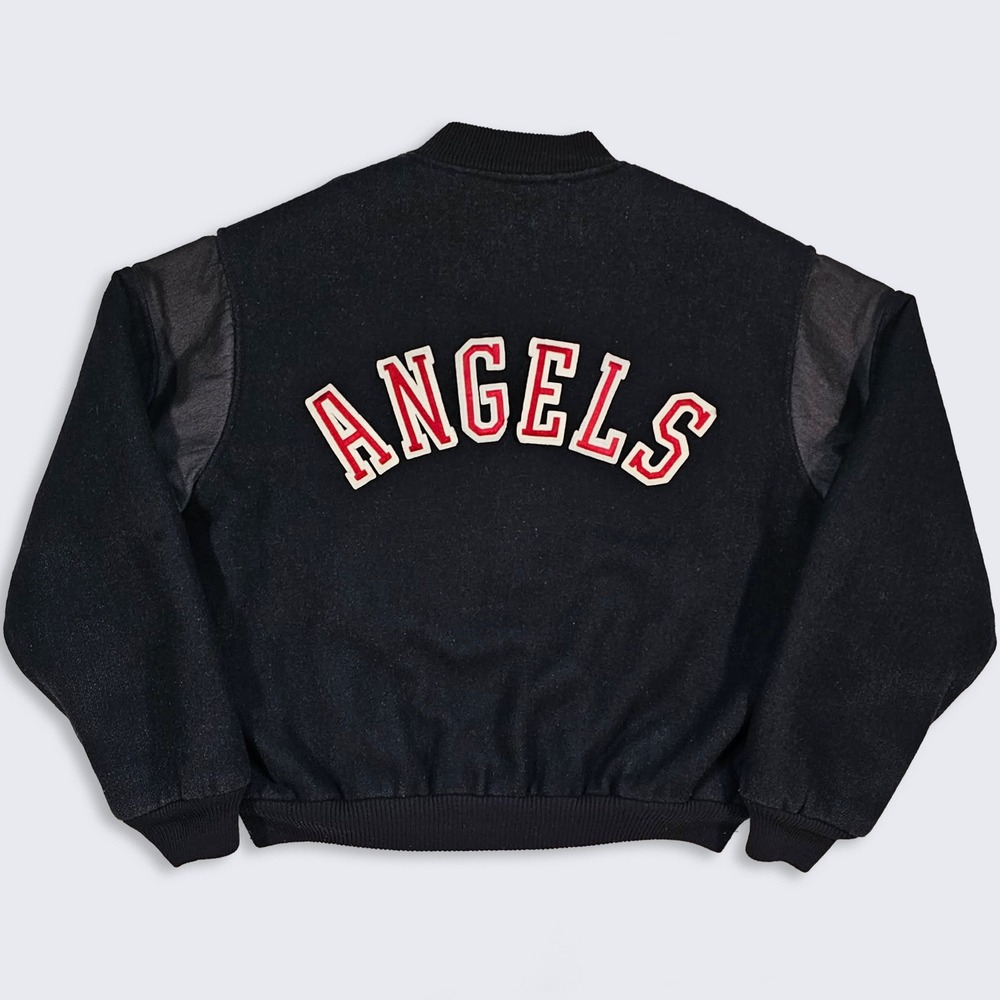 California Angels Vintage 80s Chalk Line Varsity Jacket